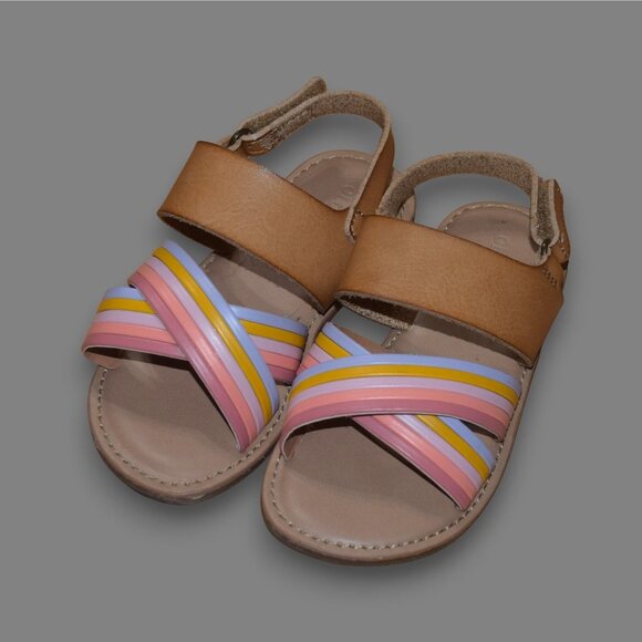 OLD NAVY Baby Toddler Girls' Sz 8 Strappy Sandals - Picture 1 of 4